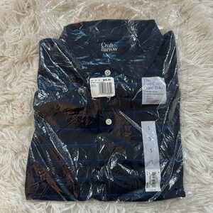 croft & barrow Navy Striped Men's Polo Shirt